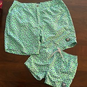 Father & Son Matching swim trunks